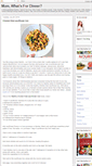 Mobile Screenshot of momwhatsfordinnerblog.com